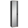 Hochschrank Jakob B: 49 Cm Alteiche Dekor/anthrazit - Alteiche/Anthrazit, MODERN, Holzwerkstoff (49/196/30cm) - MID.YOU
