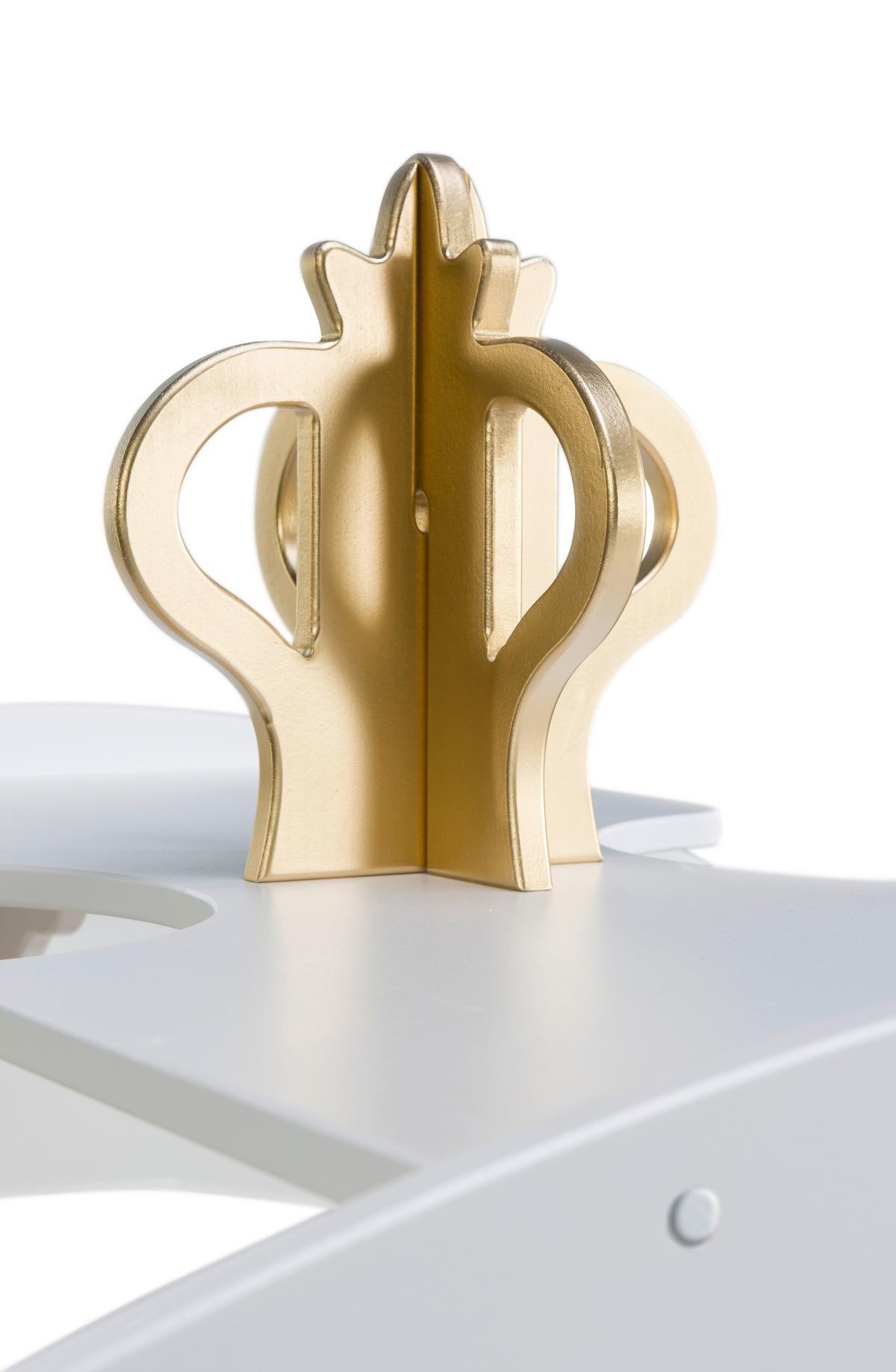 Kinderbett Prinzessin Kutsche Weiß - Weiß, LIFESTYLE, Holz/Holzwerkstoff (90/180cm) - Livetastic