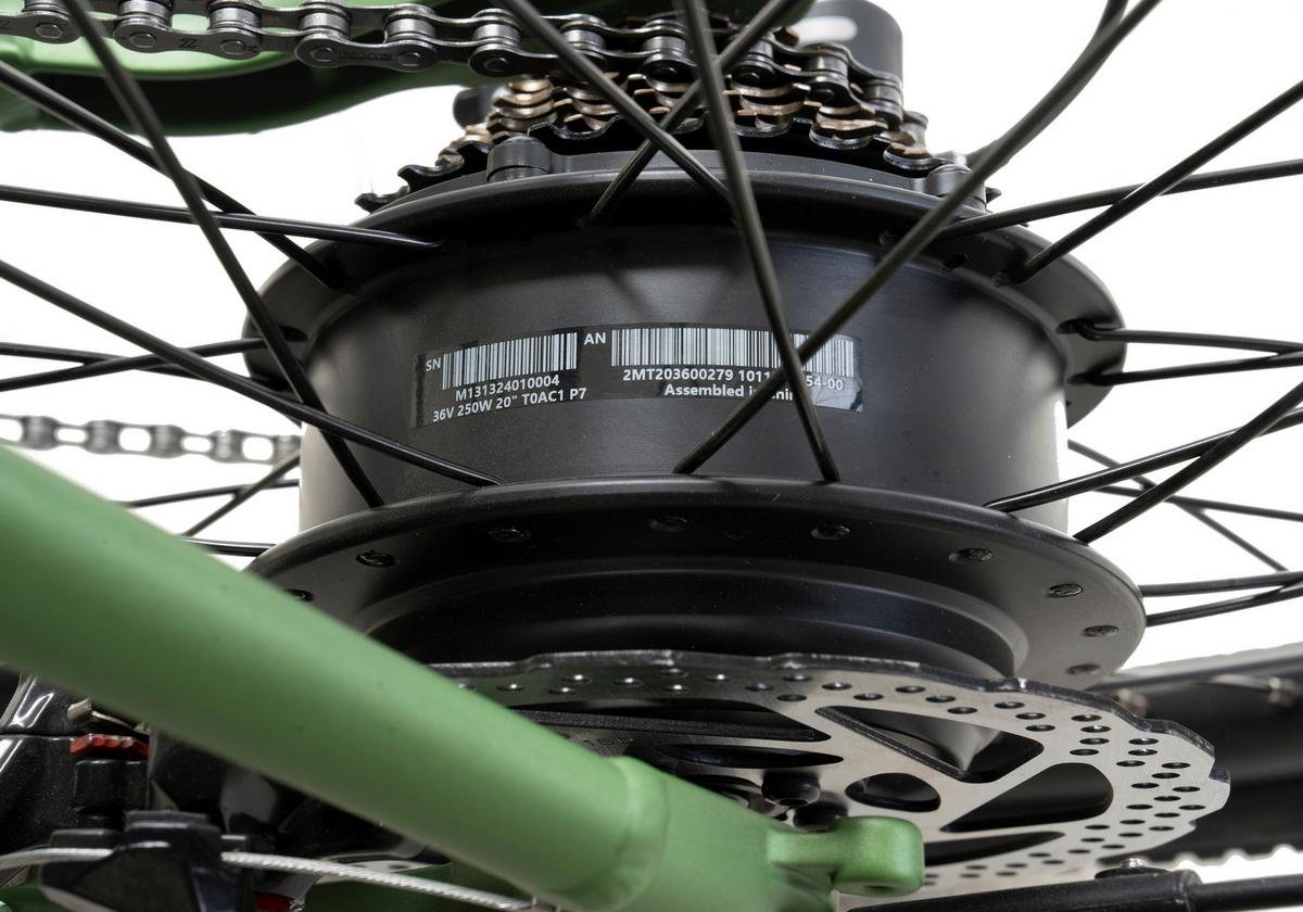 Elektrofahrrad Adore Grün - Grün, Basics, Metall (180/70/100cm)