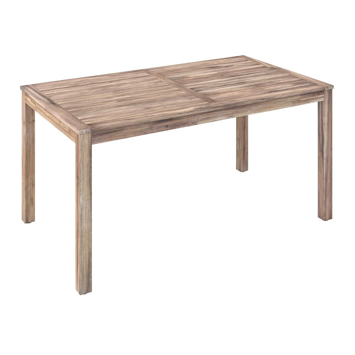 SÚPRAVA ZÁHRADNÉHO NÁBYTKU ALDINA - farba akácie/sivá, Modern, drevo/textil - Bessagi Garden