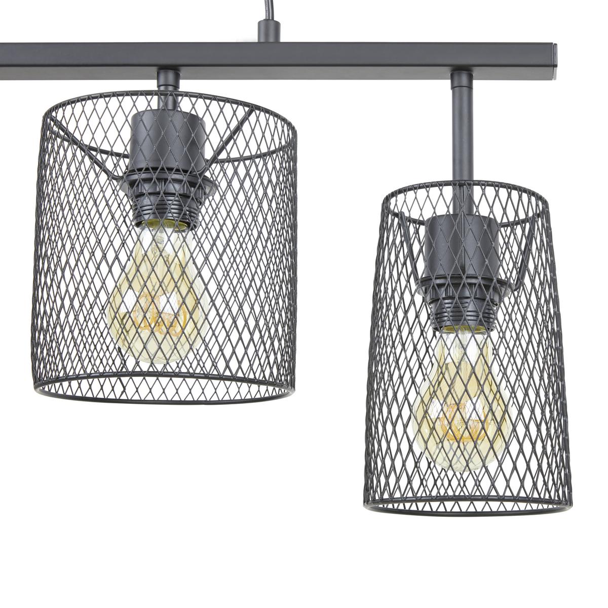 Závěsné svítidlo Ferdinand 70/150cm, 40 Watt - černá, Lifestyle, kov (70/150cm) - Modern Living