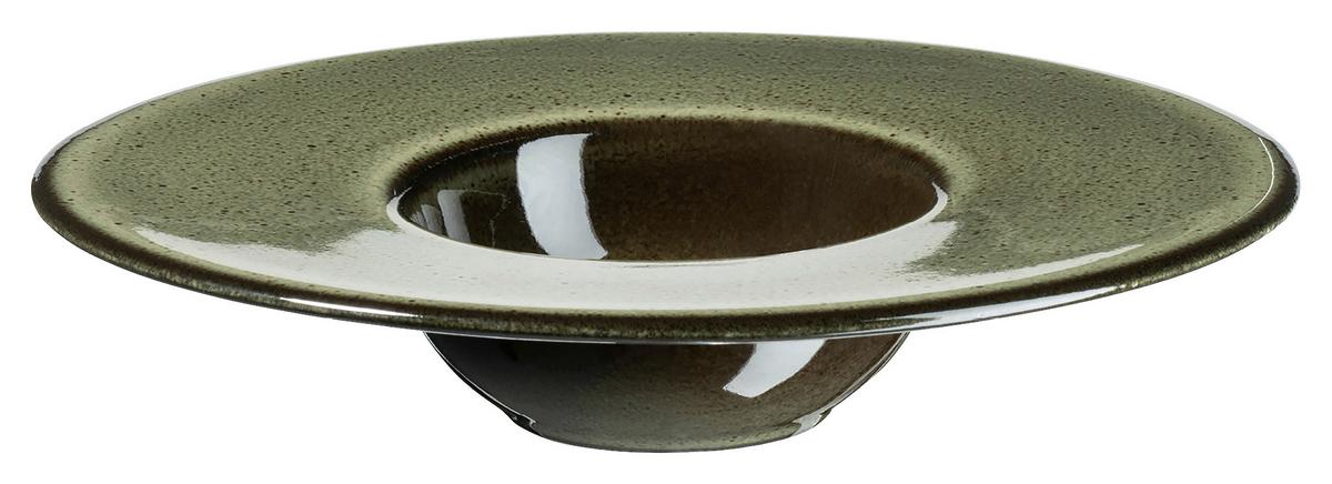 Tellerset Ambitious Grün/schwarz, 4-Teilig - Schwarz/Grün, Trend, Keramik (19cm) - Mäser