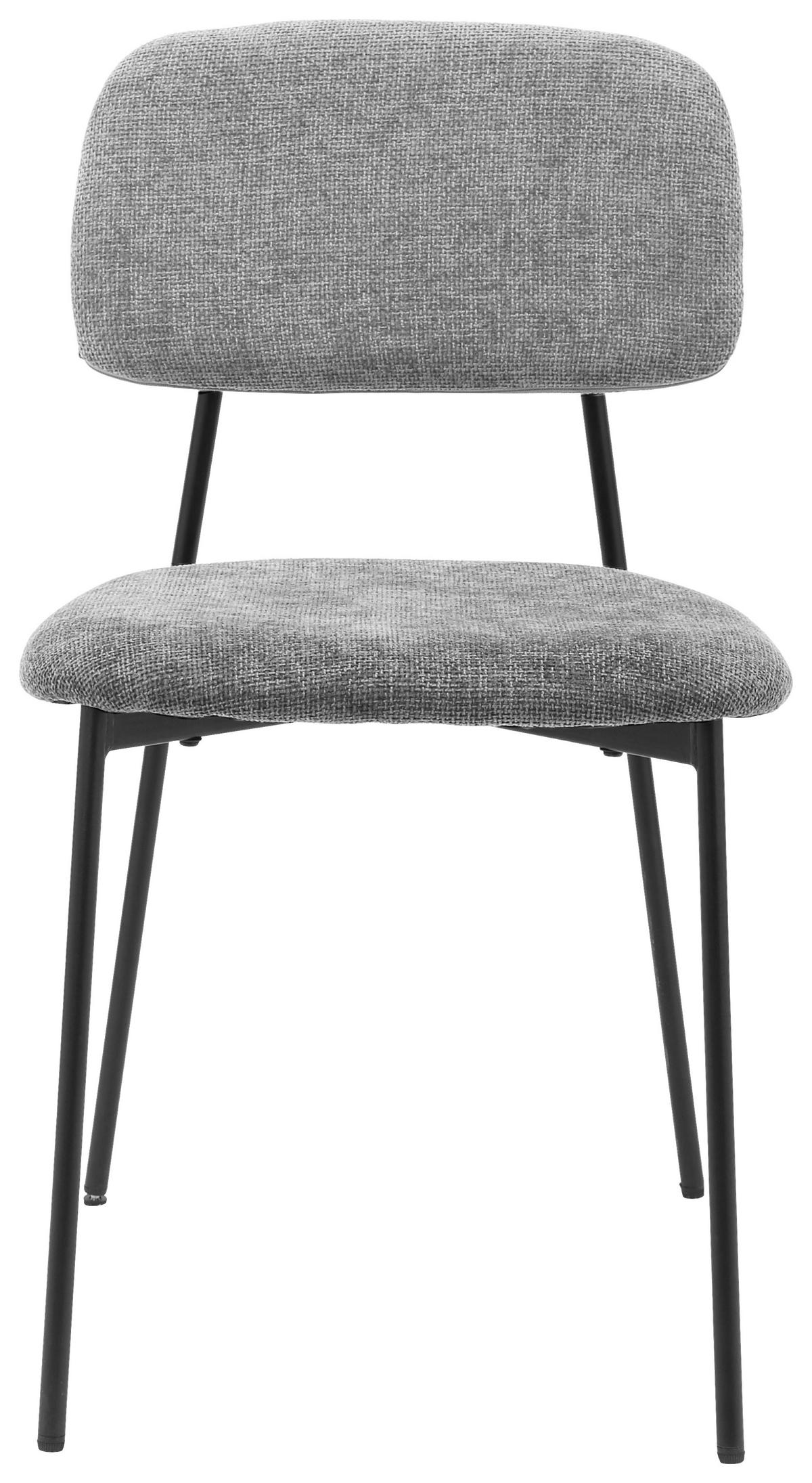 Szék Sören Giga-S - fekete/szürkéskék, Konventionell, textil/fém (44/78/49cm)