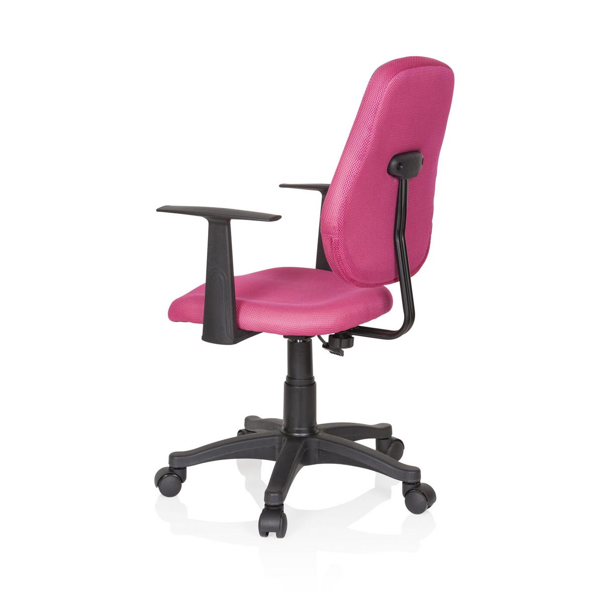 Jugenddrehstuhl Kiddy Style Pink/grau - Pink/Schwarz, Basics, Kunststoff (56/89-99/50cm) - MID.YOU