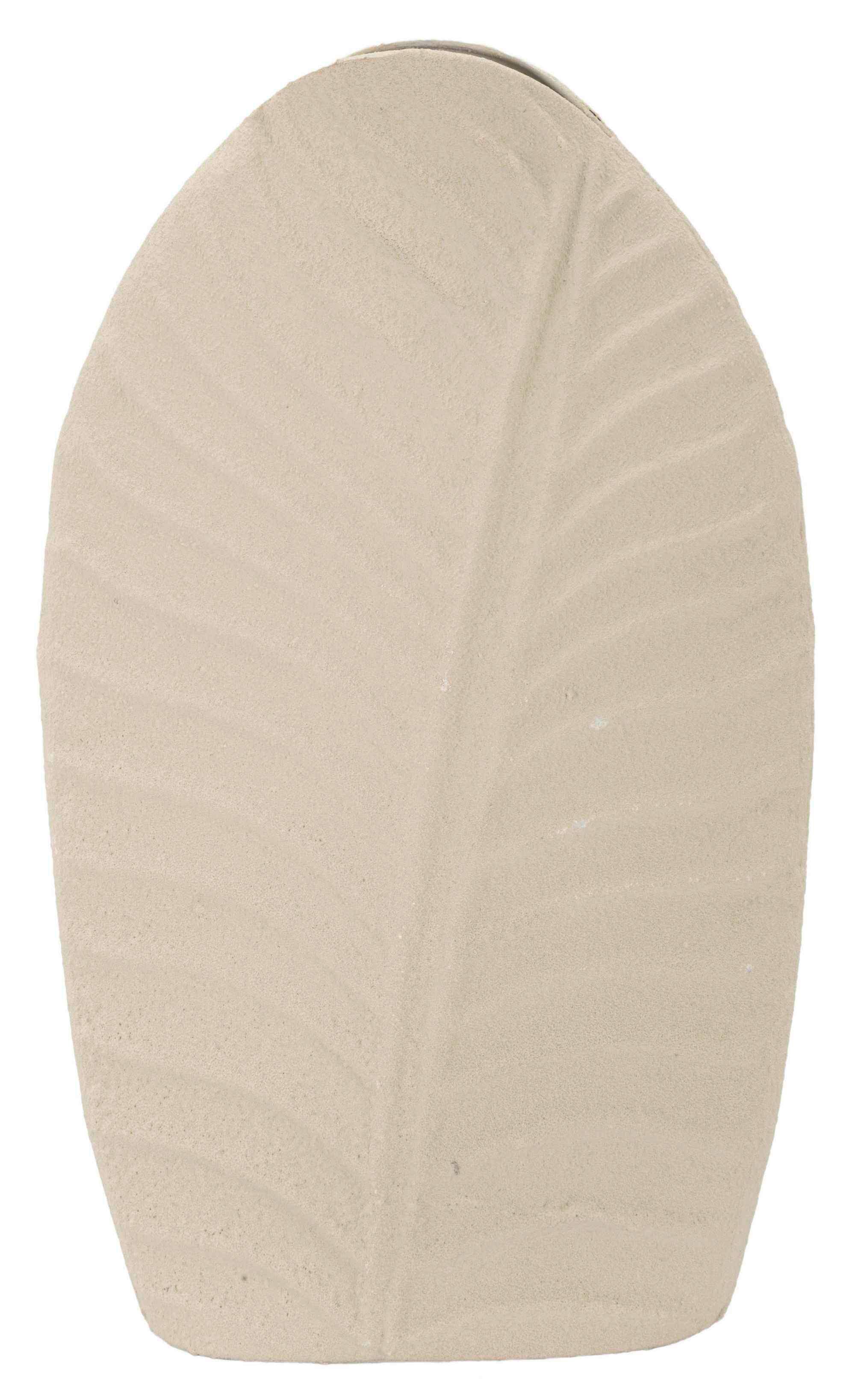 Vase Dune High Creme B: 18 Cm - Creme, Basics, Metall (18/29,5/9,5cm)