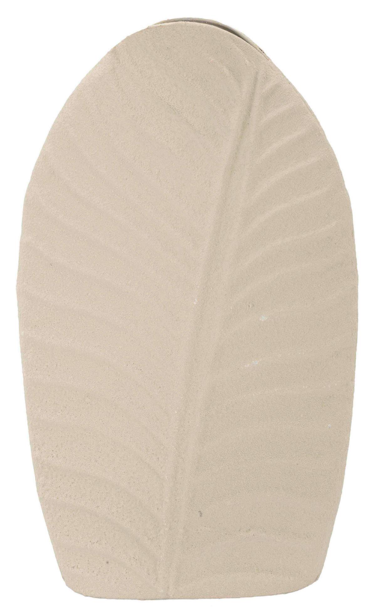 Vase Dune High Creme B: 18 Cm - Creme, Basics, Metall (18/29,5/9,5cm)