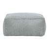 Taburet CAROLINE, šedý manšestr, max. 80 kg - šedá, Moderní, textil (80/38/50cm) - Mömax