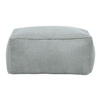 Taburet CAROLINE, šedý manšestr, max. 80 kg - šedá, Moderní, textil (80/38/50cm) - Mömax