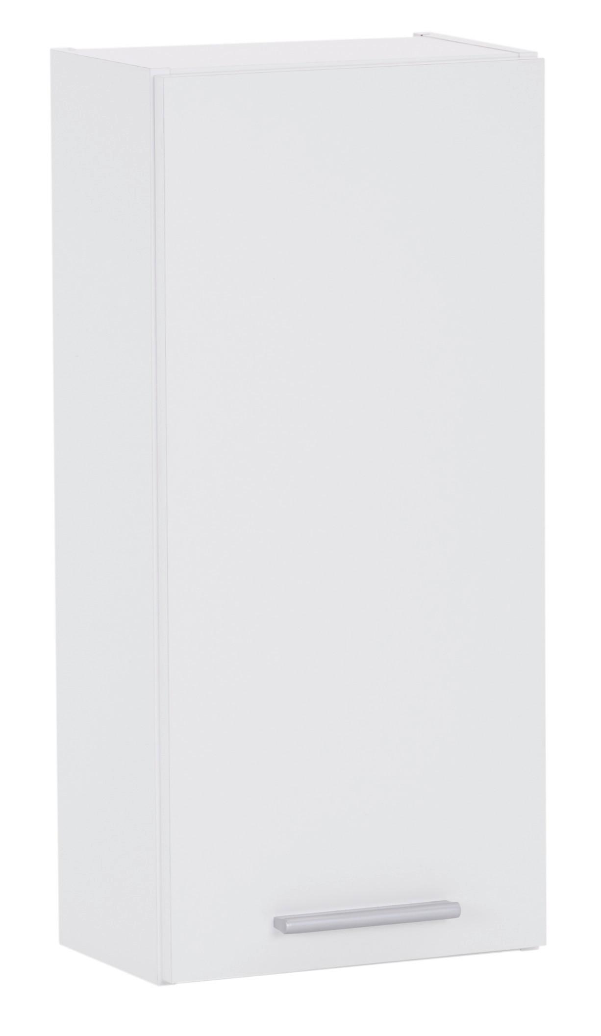 Závesná Skrinka Mx 176 - Verona Vr 04 - biela/strieborná, Konvenčný, kompozitné drevo/plast (32,6/70/20cm)