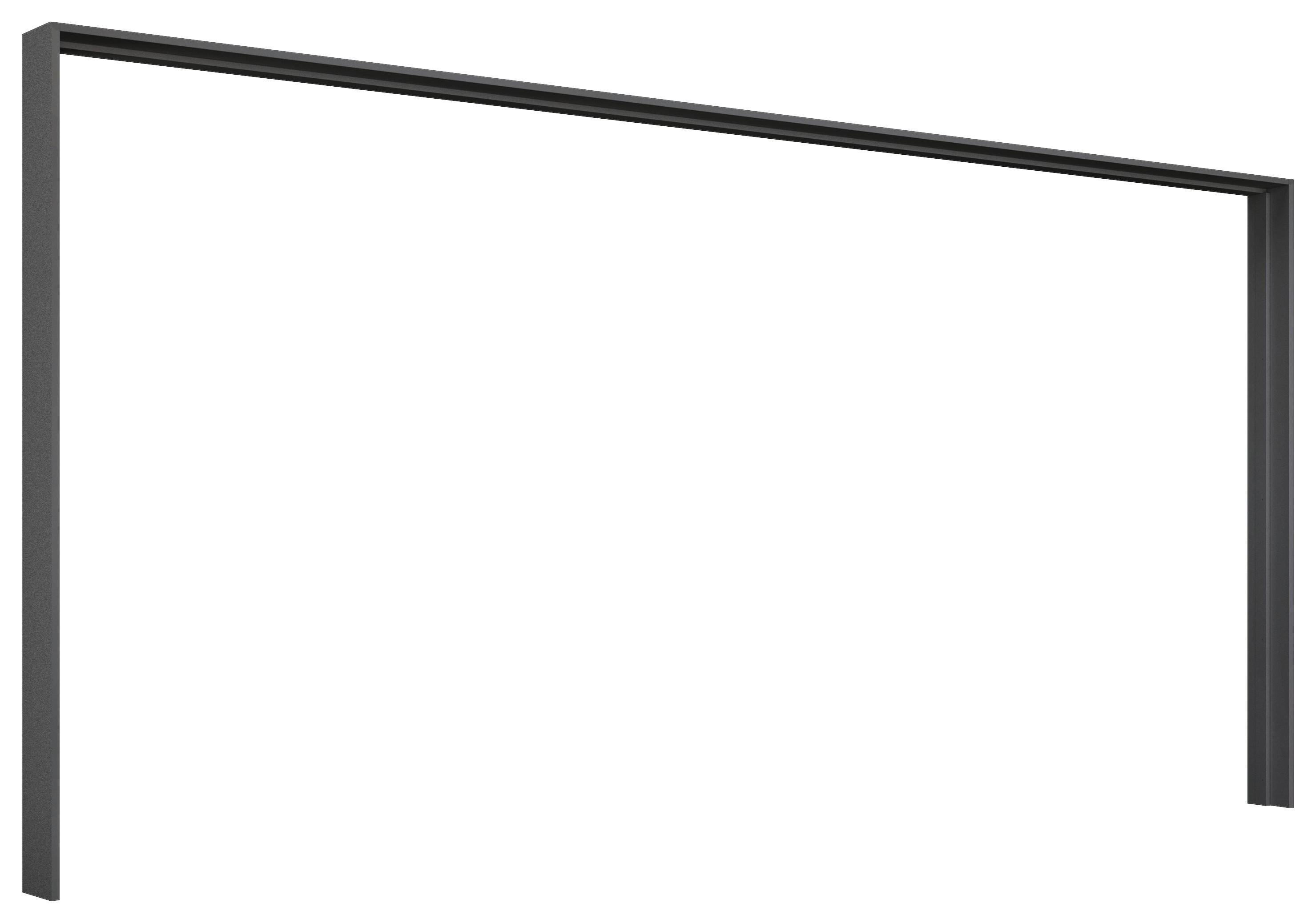 Paspartový rám MIAMI Š/V/H:cca 368/233/64cm - sivá, Modern, kompozitné drevo (368/233/64cm)