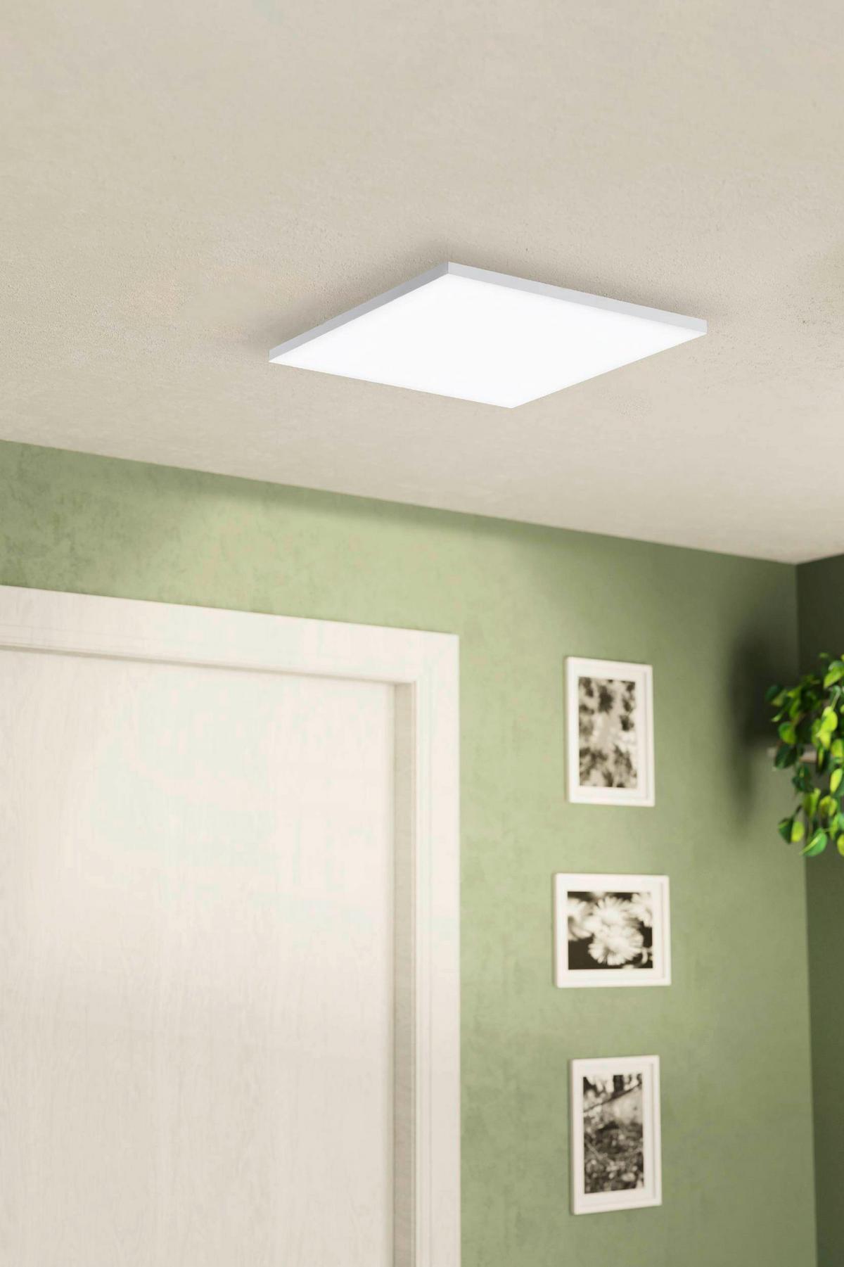 LED-Paneel 900703* Turcona-B - Weiß, Basics, Kunststoff/Metall (28,7/28,7/6,2cm) - Eglo