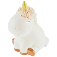 Dekoeinhorn Friederike - Braun/Weiß, MODERN, Keramik (13,6/10/17,5cm) - Luca Bessoni