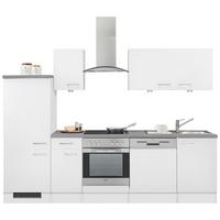 Kuchynský blok NEO bez spotrebičov, šírka 270 cm - biela, Modern, kompozitné drevo (270cm) - FlexWell