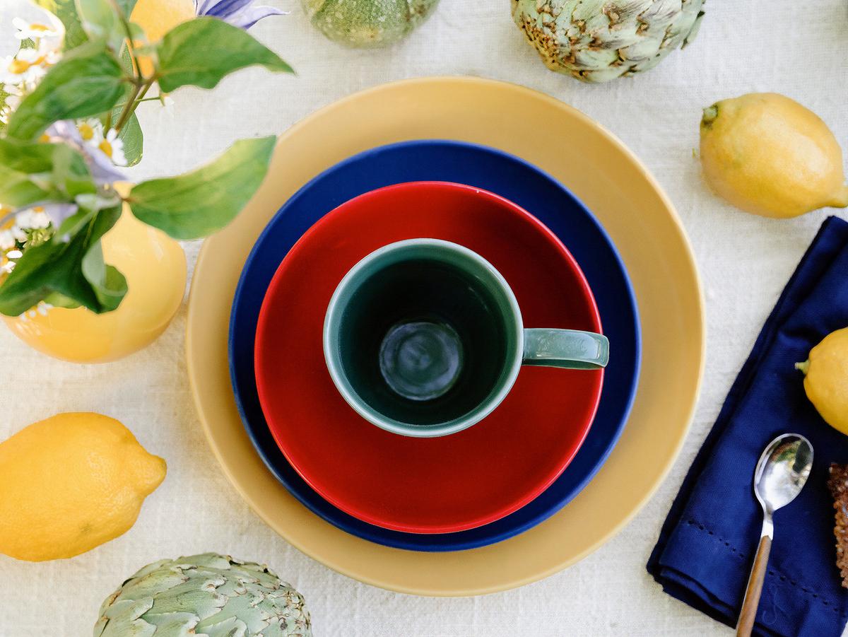 Kombiservice 16 -Teilig. Steinzeug, Multicolor - Multicolor, Basics, Keramik - Creatable