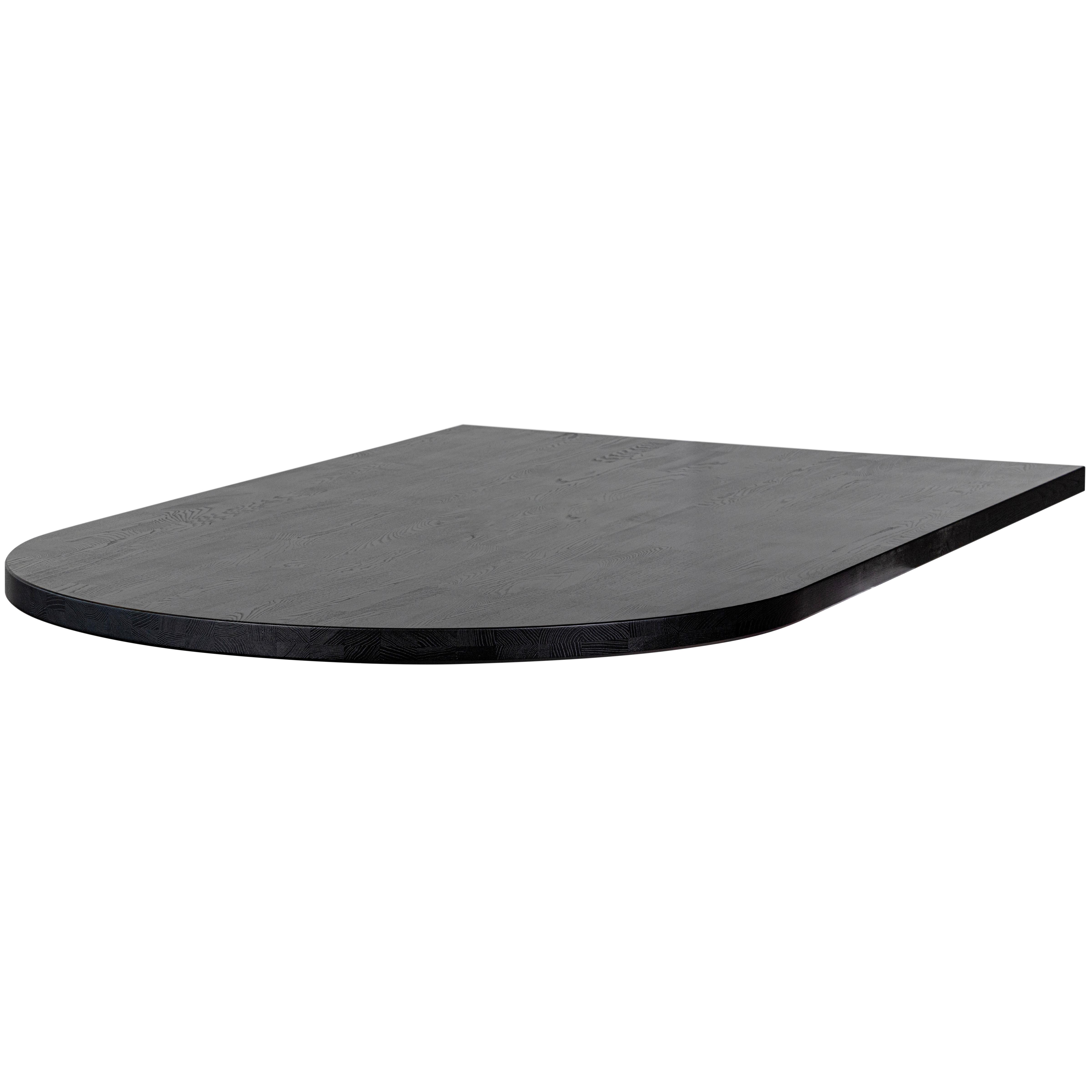 TISCHPLATTE Tablo Lungo Schwarz L: 210cm - Schwarz, MODERN, Holz (210/120/5cm) - Livetastic