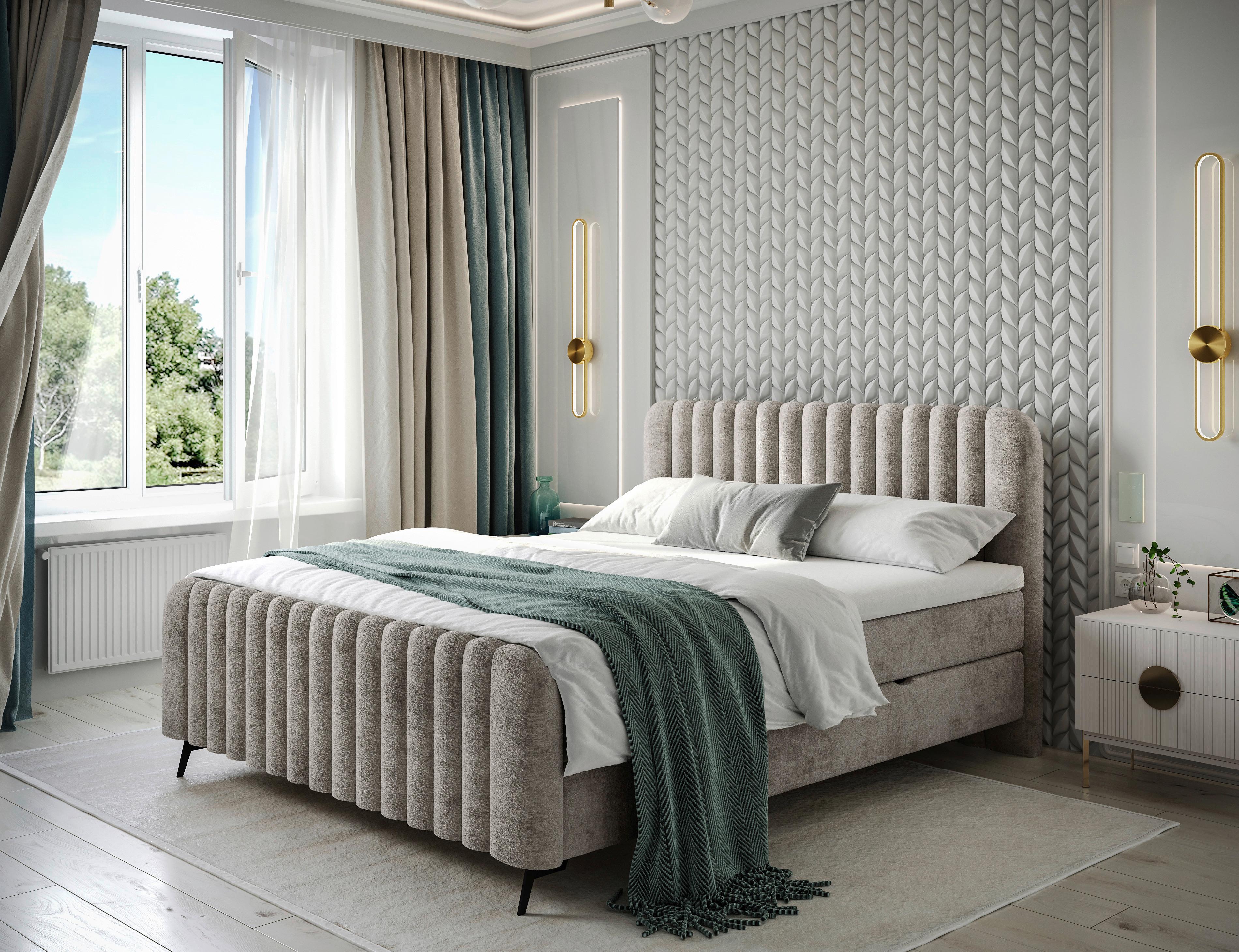 Boxbett mit Topper & Bettkasten 180x200 Liam