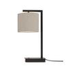 Tischlampe Boston Beige Mit Schalter - Beige/Schwarz, Basics, Textil/Metall (17/44cm) - It's about Romi
