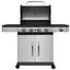 Gasgrill Landgraf BBQ Gs4 14,5 Kw - Silberfarben/Schwarz, MODERN, Metall (133/59/112cm) Gasgrill Landgraf BBQ Gs4 14,5 Kw - Silberfarben/Schwarz, MODERN, Metall (133/59/112cm)