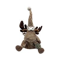 Skřítek MILLY - hnědá, Konvenční, textil (30/16/42cm) - Mömax