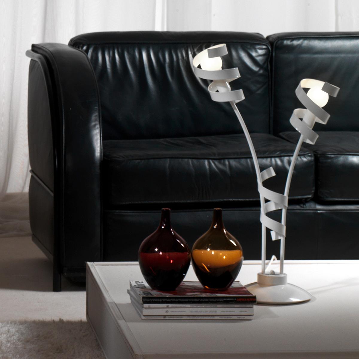 Tischleuchte 4812/lgc - Chromfarben, Design, Metall (40/65cm)