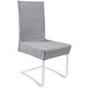 Stuhlhusse Jenny - Anthrazit, MODERN, Textil (48/48/64cm) - Luca Bessoni