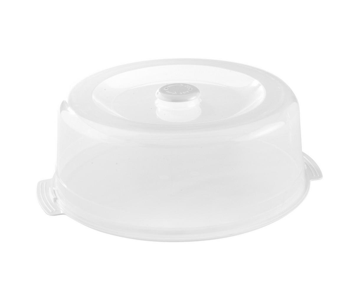 Süteményes Doboz És Tető 2 Részes - fehér/átlátszó, Konventionell, műanyag (32/12.7cm)