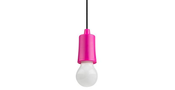 Led-dekoleuchte Mit Zugschalter Versch. Farben - Blau/Pink, MODERN, Kunststoff (5/14,5cm) - Luca Bessoni