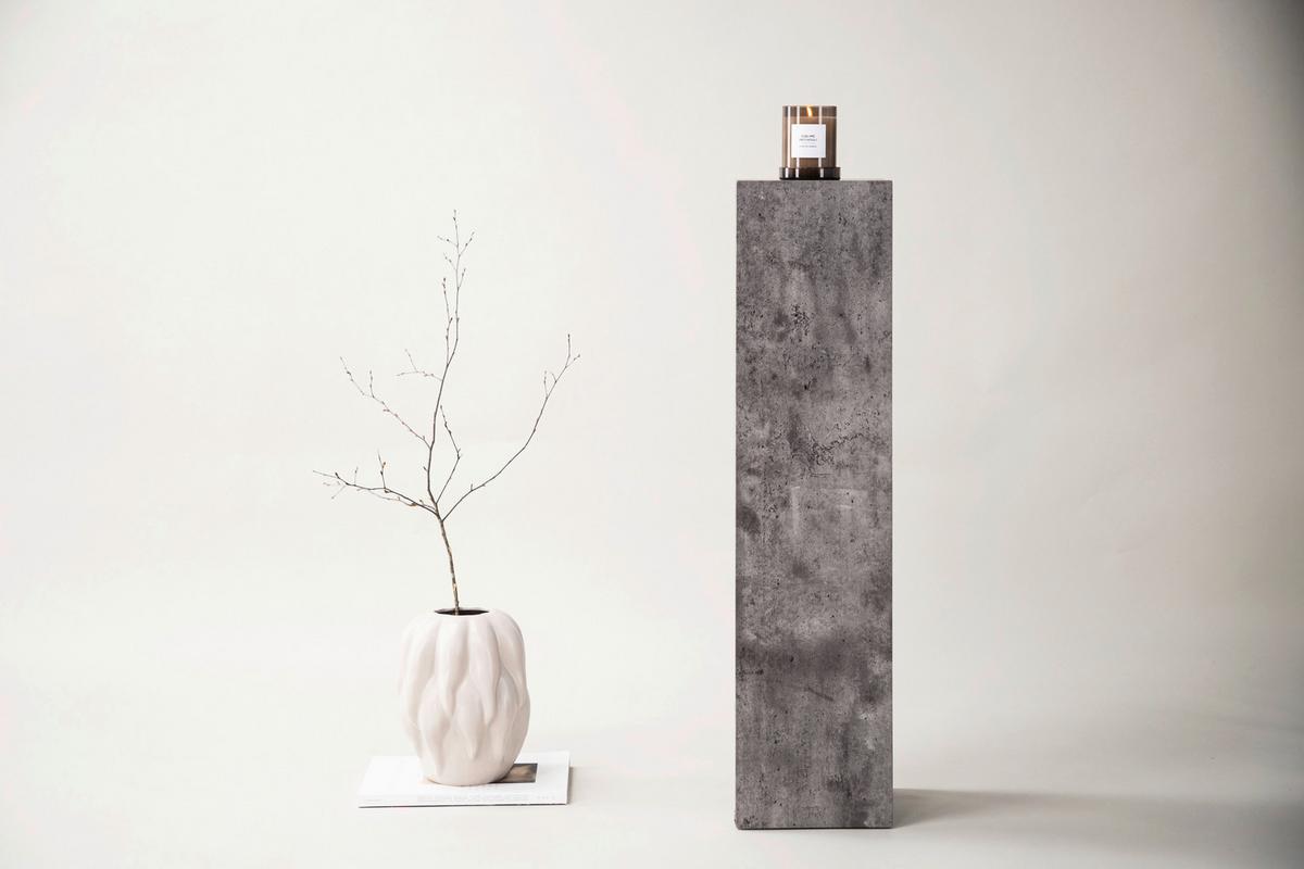 Beistelltisch Ramsvik - Grau, Design, Holzwerkstoff (23/23/95cm) - Livetastic