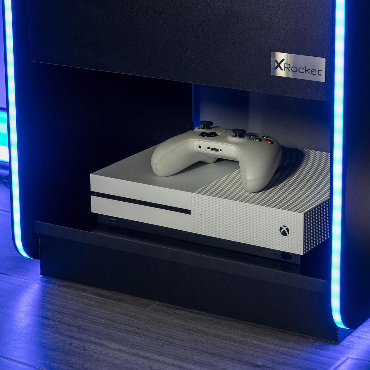 Nachtkästchen Electra - Schwarz, MODERN, Holzwerkstoff (45/55,5/40cm) - X Rocker