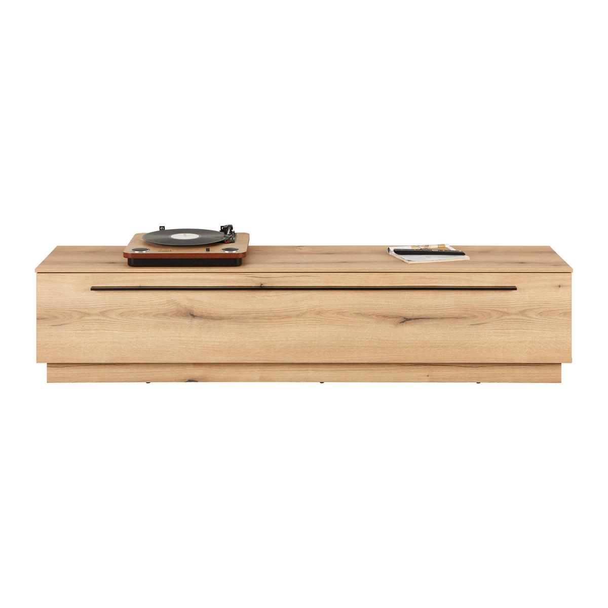 Tv-element Mateo - Eichefarben, MODERN, Holzwerkstoff/Kunststoff (180/41/40cm)