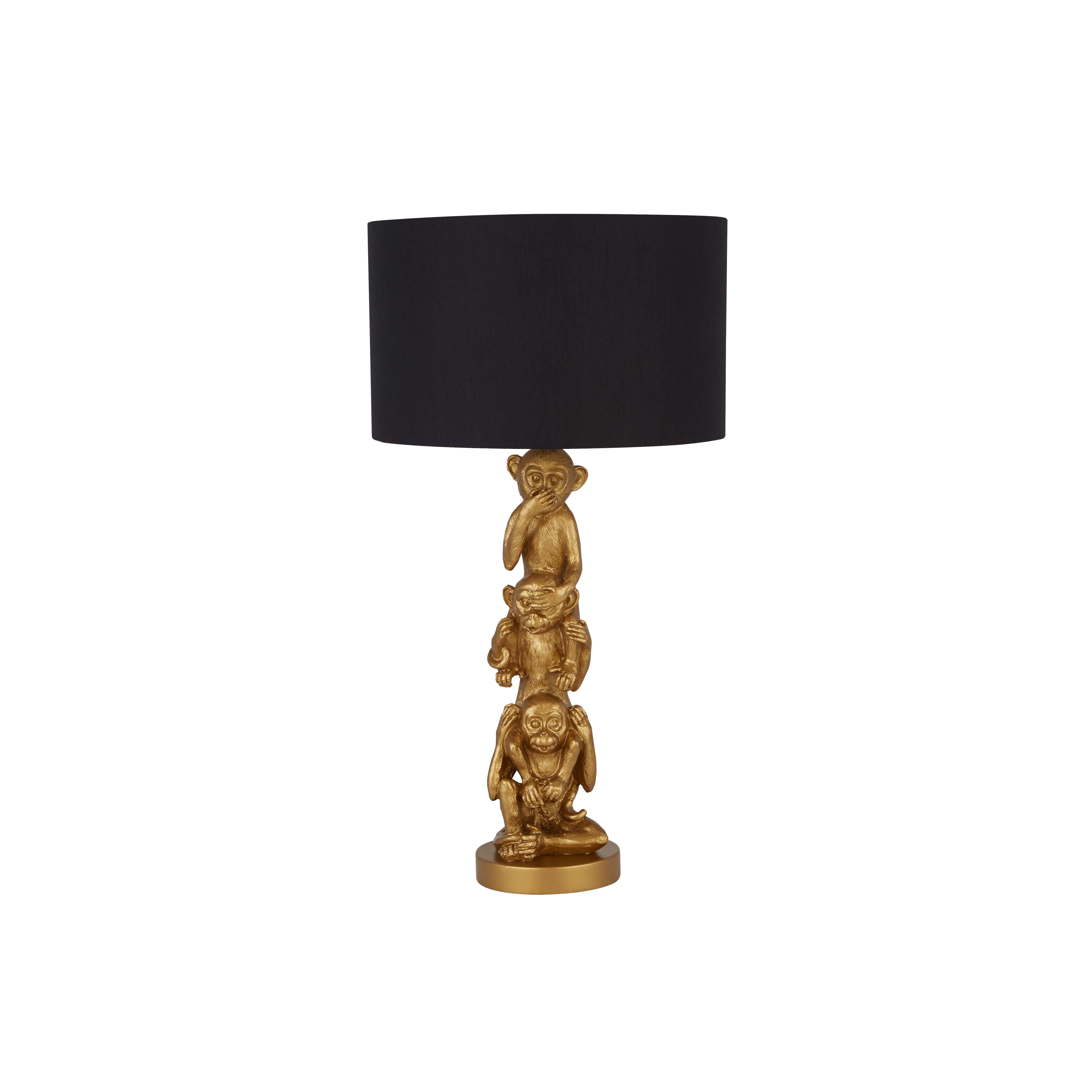 LED-Tischleuchte Eu1030go - LIFESTYLE, Naturmaterialien/Textil (28/42cm)