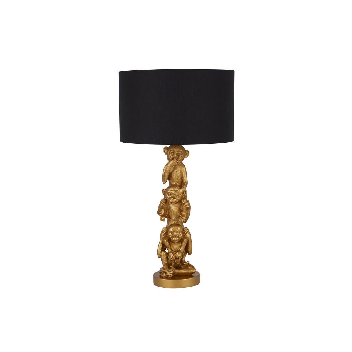 LED-Tischleuchte Eu1030go - LIFESTYLE, Naturmaterialien/Textil (28/42cm)