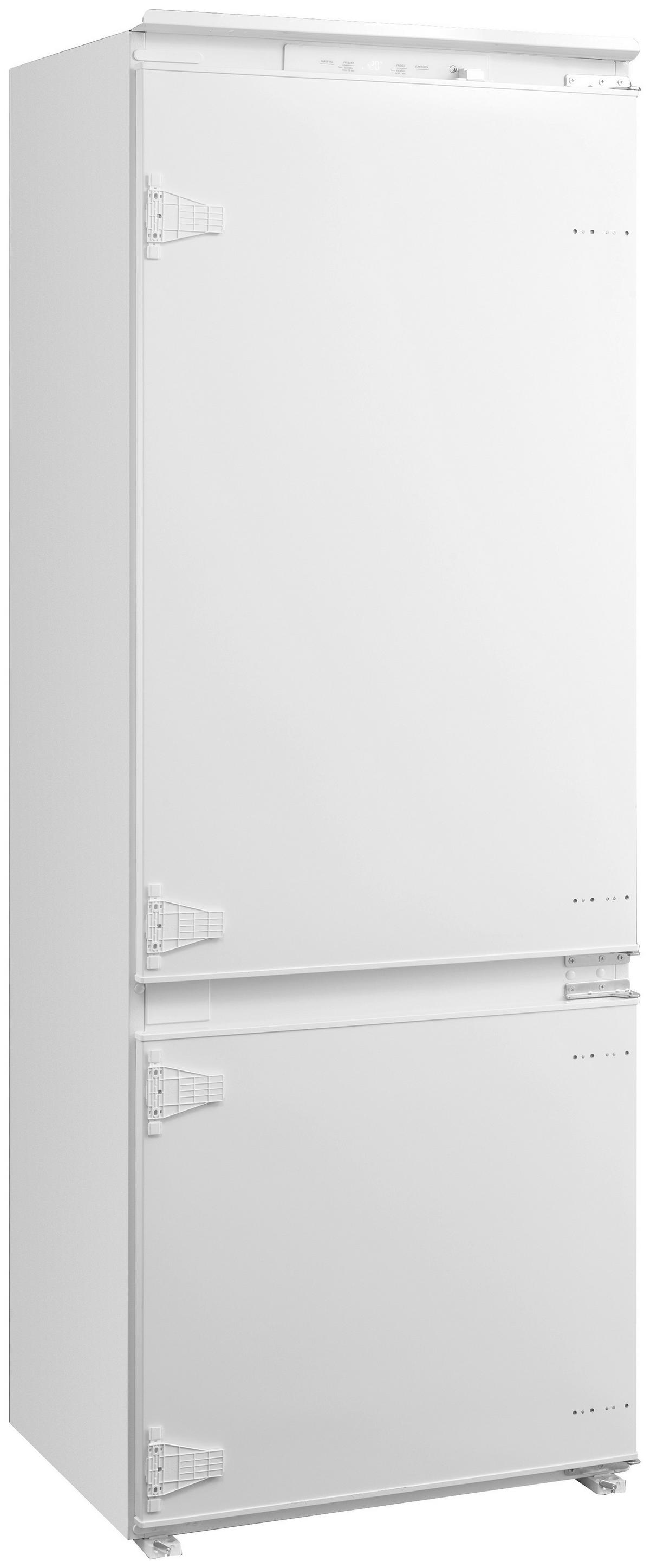 Kühl-Gefrier-Kombination Mdre554fgd01 - Weiß, Basics, Glas/Metall (69/194/55cm) - Midea