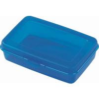 Jausenbox in verschiedenen Farben ca. 19/12,8/8 cm - Blau/Pink, KONVENTIONELL, Kunststoff (19/12,8/8cm)