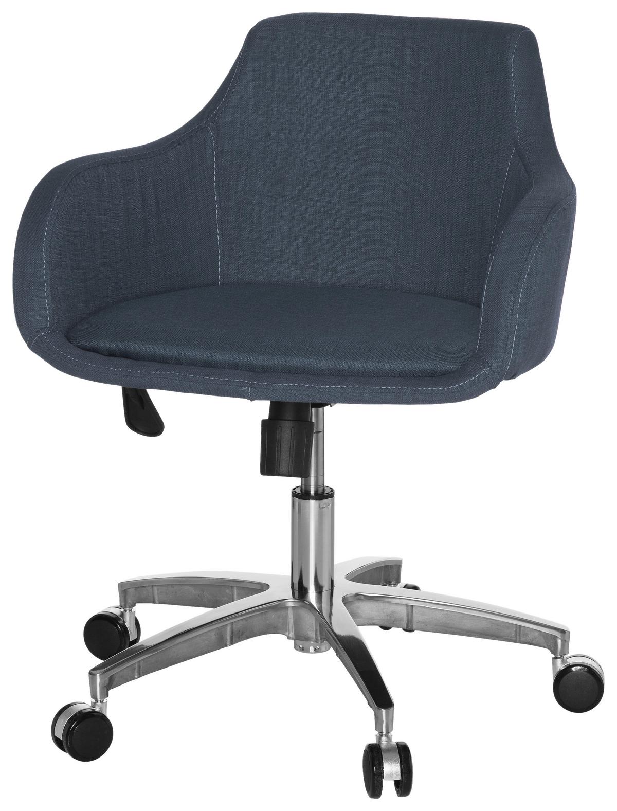 Drehstuhl Solao 100 Dunkelgrau - Dunkelgrau, MODERN, Kunststoff/Textil (55/86/41cm) - MID.YOU