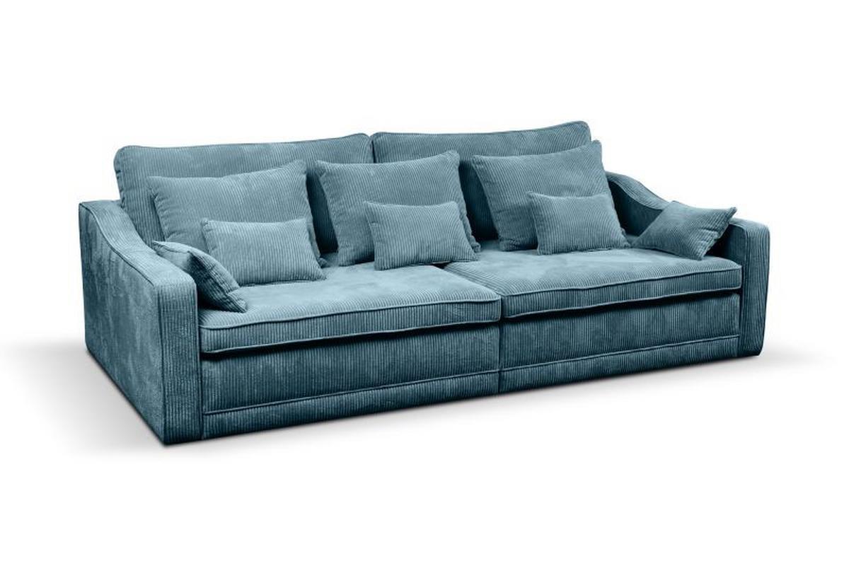 Bigsofa Evora Türkis B: 276 cm - MODERN, Textil (276/71-92/137cm)