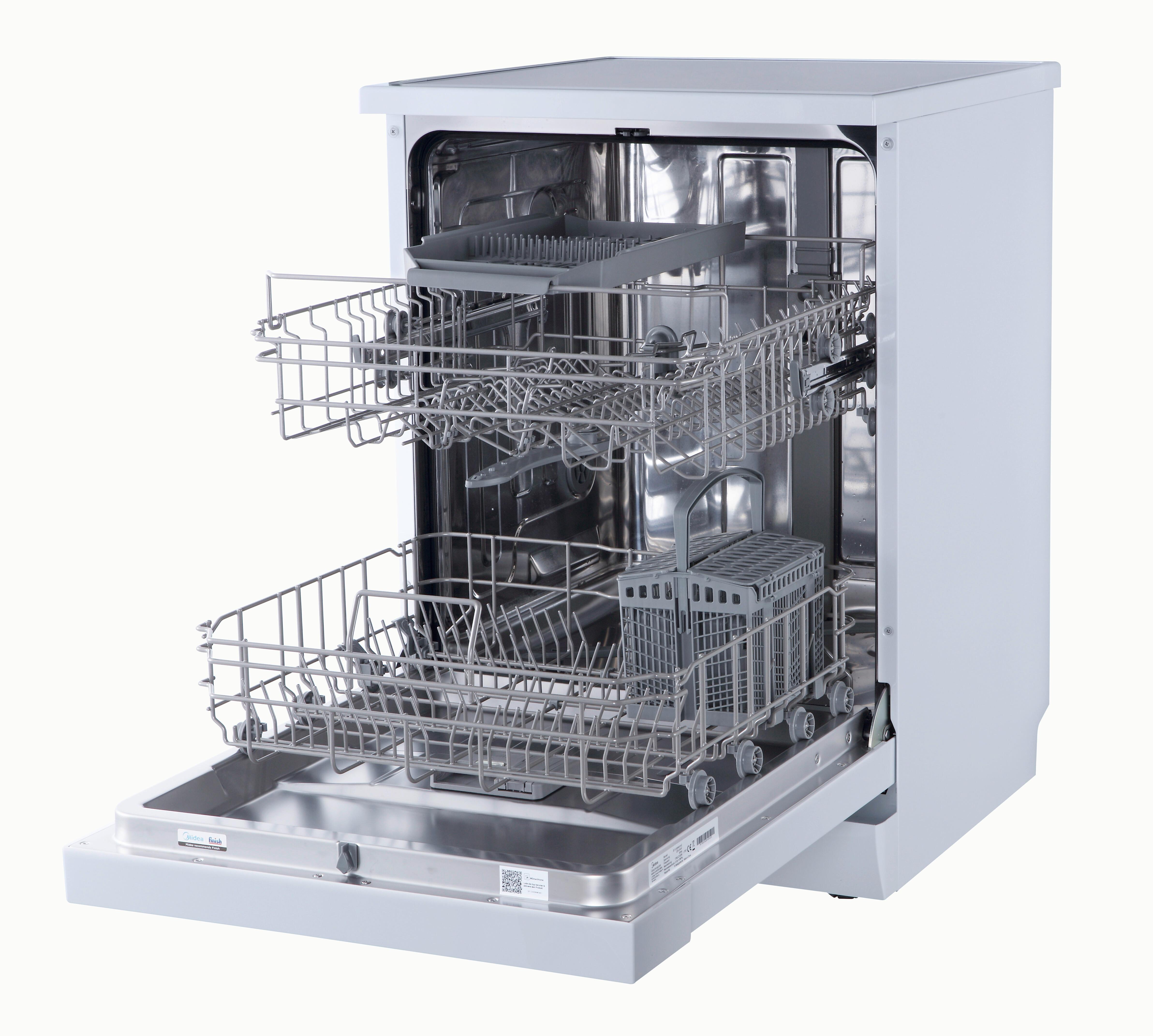 Geschirrspüler Sf 5.60nw14c Geschirrspüler - Weiß, Basics, Kunststoff/Metall (59,8/84,5/60cm) - Midea