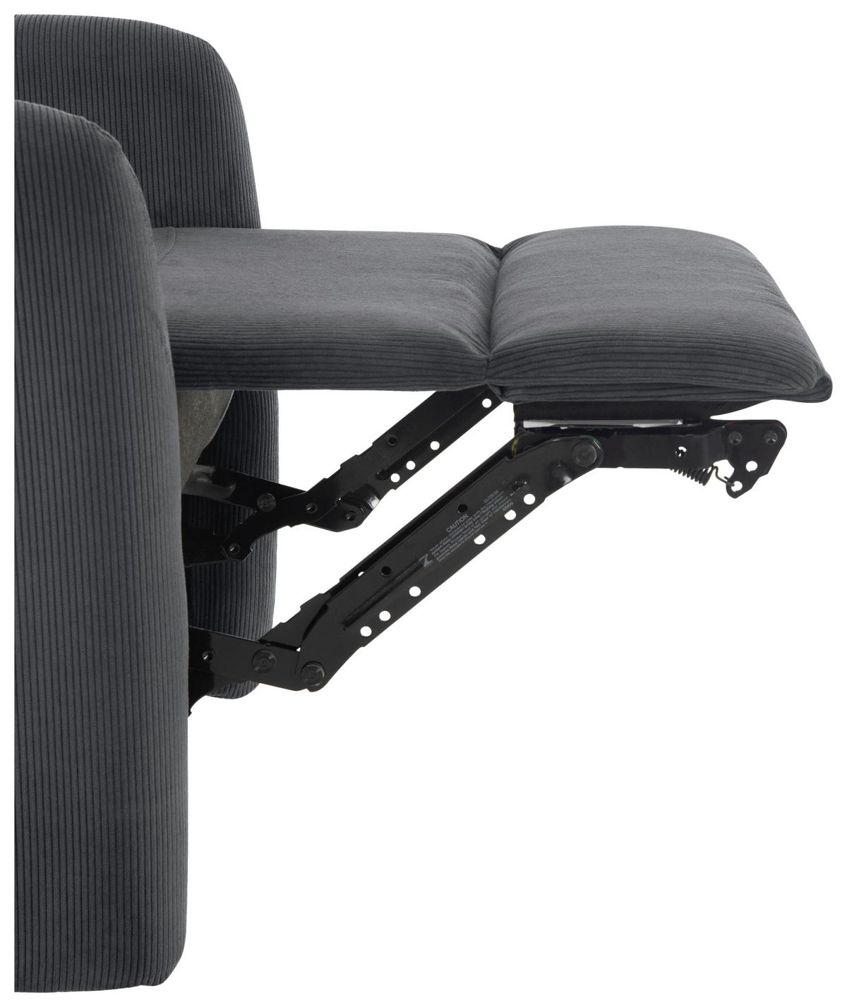 Fernsehsessel Helsinki Dunkelgrau, B: 69 Cm - Dunkelgrau, MODERN, Holz/Textil (69/101/88cm)