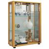 Vitrine Sintalo Buchefarben B: 60 Cm - Buchefarben, MODERN, Glas/Holzwerkstoff (60/80/25cm) - MID.YOU