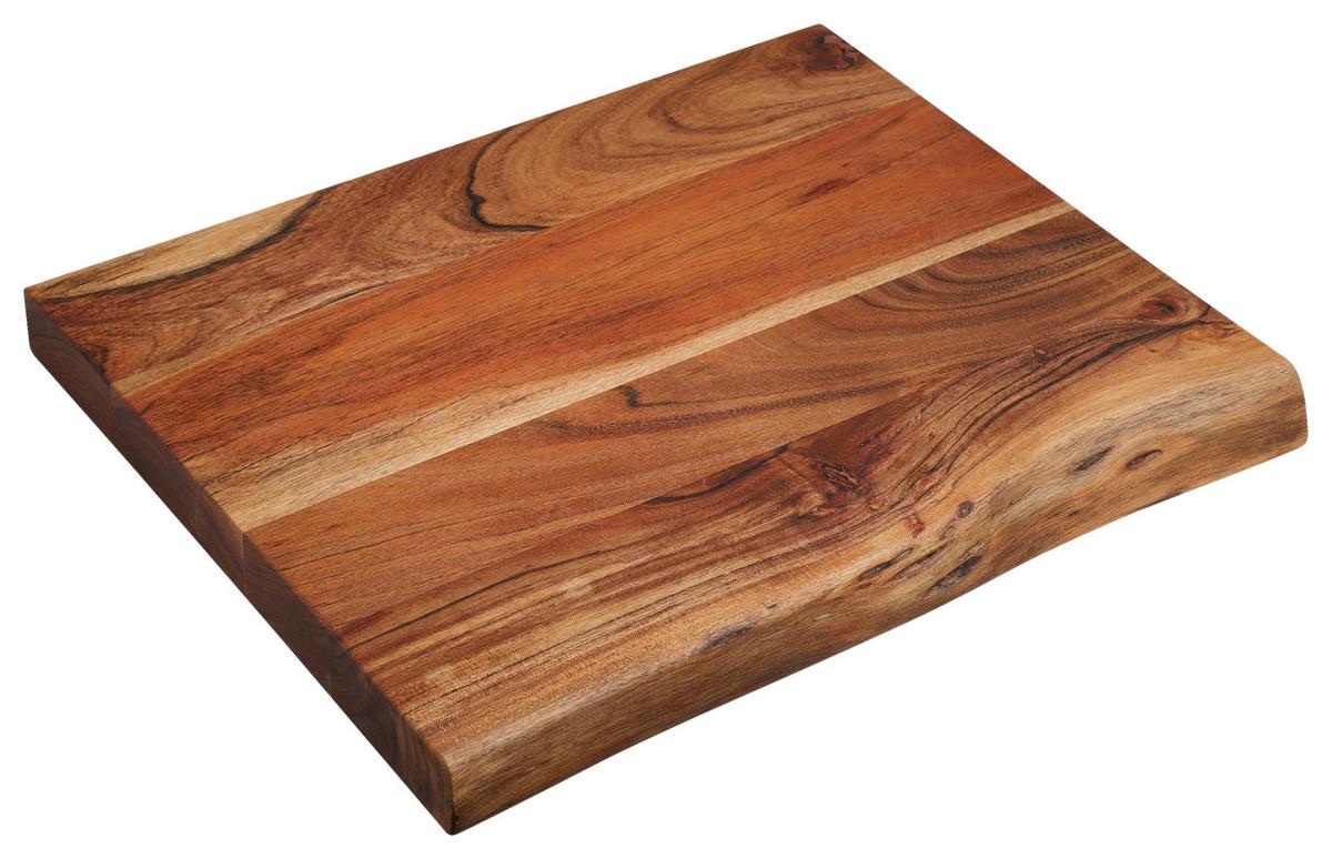 Servierbrett Akaziefarben B: 40 Cm - Akaziefarben, Basics, Holz (48/40/4cm) - Kesper