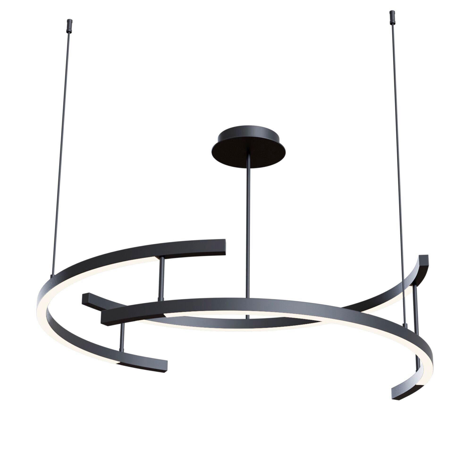 Pendelleuchte Line - Schwarz, Trend, Metall (83/23,9cm) - MAYTONI