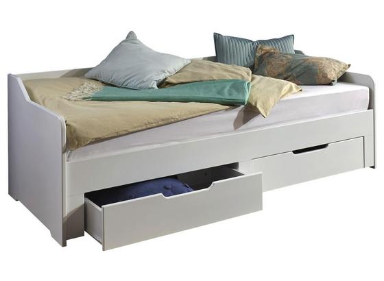 Stauraumbett Anna Weiß 90x200 - Buchefarben/Weiß, MODERN, Holz/Holzwerkstoff (94-184/70/205cm) Stauraumbett Anna Weiß 90x200 - Buchefarben/Weiß, MODERN, Holz/Holzwerkstoff (94-184/70/205cm)