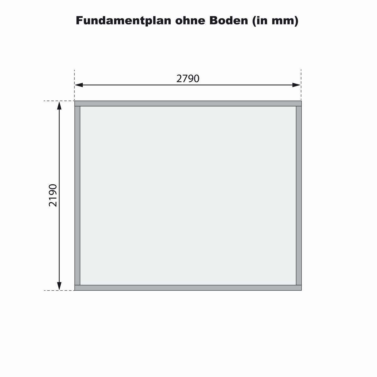 Gartenhaus Gamlitz 3 39875 Gamlitz 3 - Fichtefarben, Basics, Holz (297/2,25/237cm)