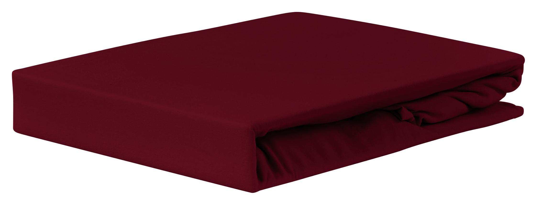 Gumis Lepedő Jardena 180x200 Cm - Bordó, konvencionális, Textil (180-200/200cm) - Ombra