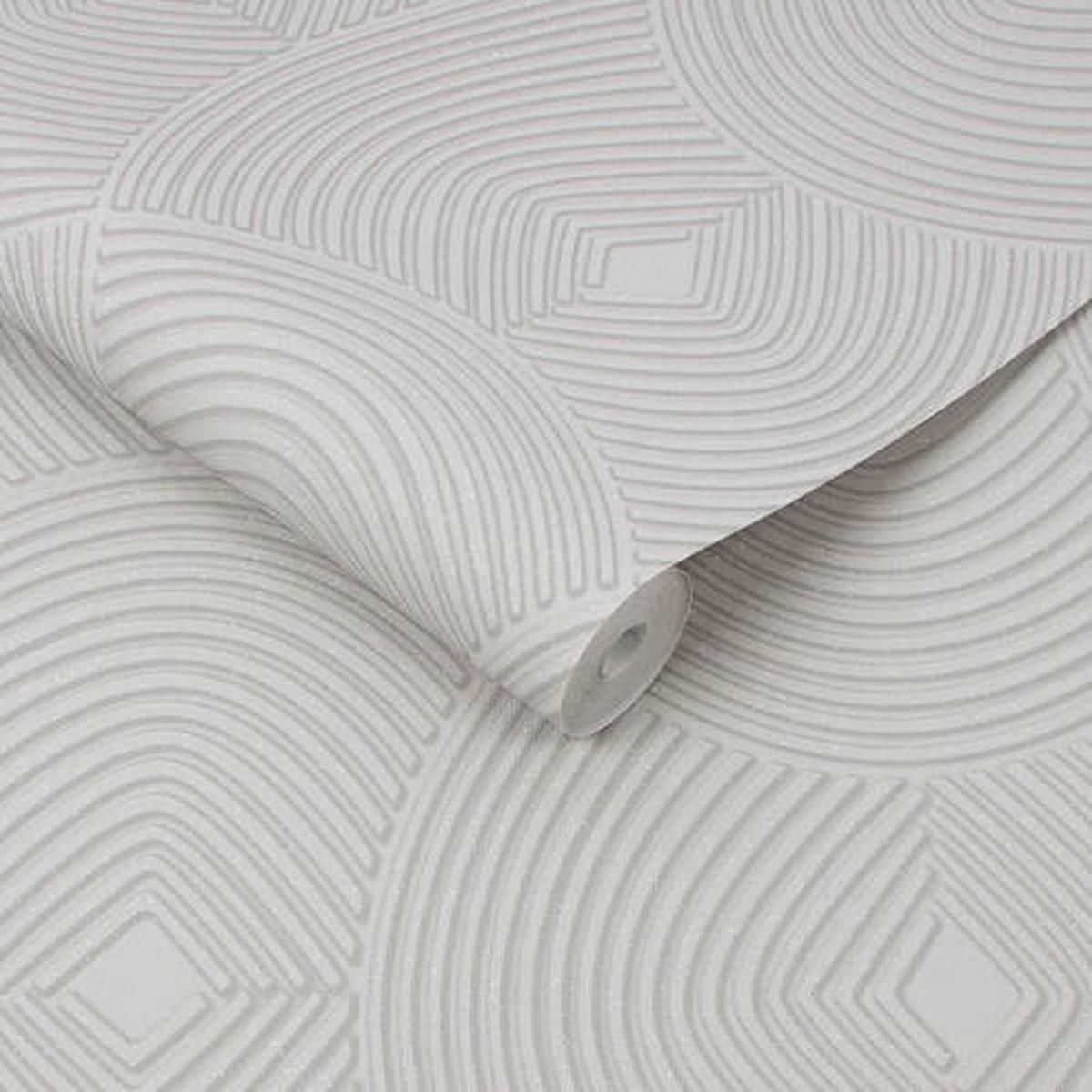 Vliestapete 111319 - Grau, Basics, Papier/Kunststoff (52/1000cm)