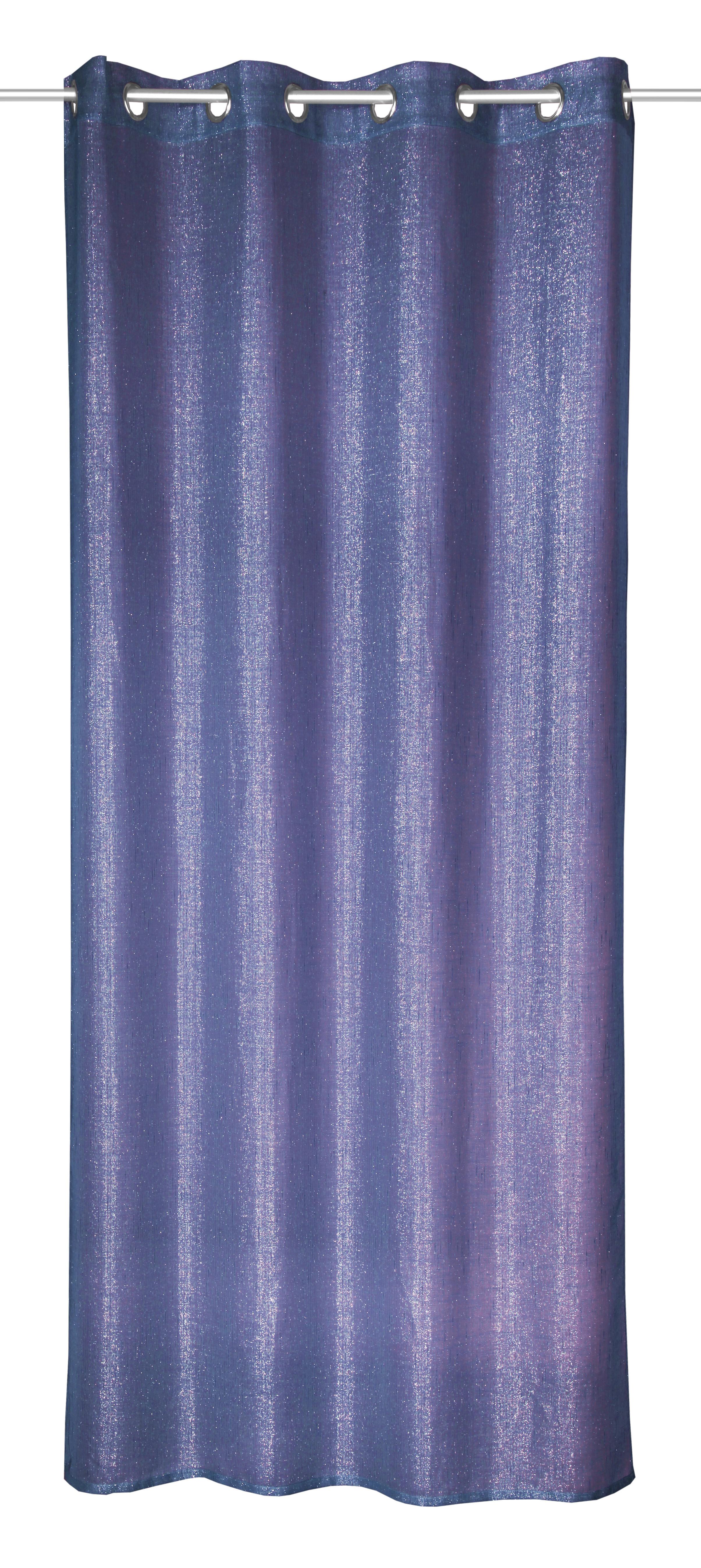 Záves S Krúžkami Centauri Lila 135/245 Cm - lila, Basics, textil (135/245cm)
