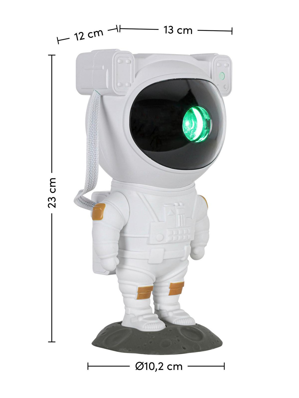 DEKORAČNÉ LED SVIETIDLO AUSTRI - sivá/biela, Modern, plast (13/23/12cm) - Mömax