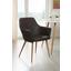 Stuhl Betty Lederlook Anthrazit - Anthrazit/Braun, MODERN, Textil/Metall (51/86/55cm) - Ombra Stuhl Betty Lederlook Anthrazit - Anthrazit/Braun, MODERN, Textil/Metall (51/86/55cm) - Ombra