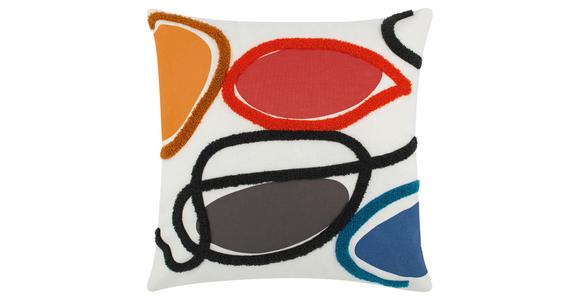 Zierkissen Lissabon 45x45 cm Textil Multicolor mit Zipp - Multicolor, MODERN, Textil (45/45cm) - Luca Bessoni