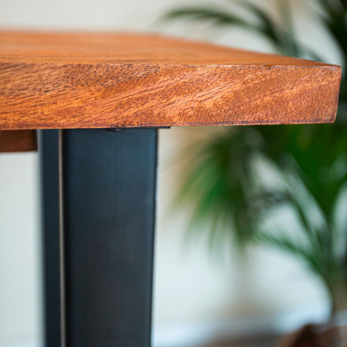 Bartisch  Industrial Bar Table Braun B: 70 Cm - Schwarz/Braun, MODERN, Holz/Metall (130/70/110cm) - MID.YOU